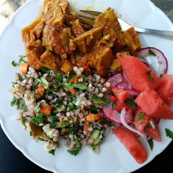 comida vegana by carlota :)
